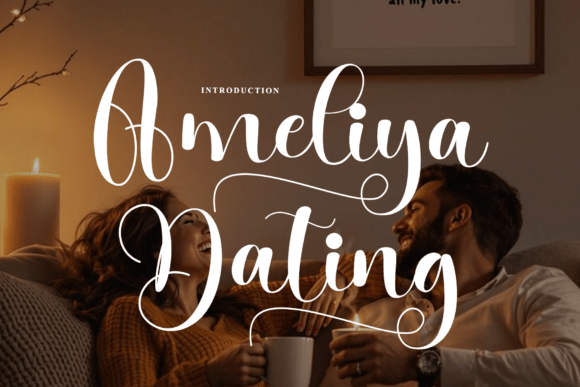 Ameliya Dating: A Script Font for Artisanal Brands
