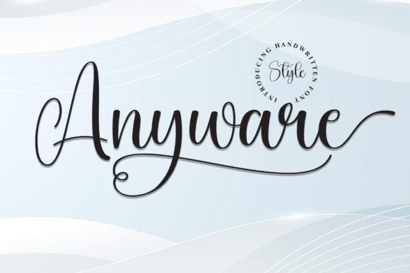 Anyware: The Handwritten Script Font for Authentic Design