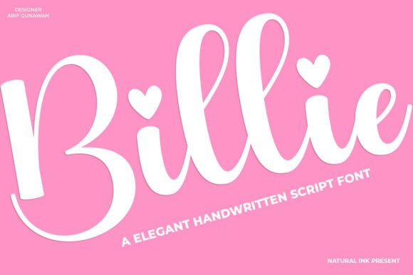 Billie Script: Your Go-To Font for Contemporary Elegance