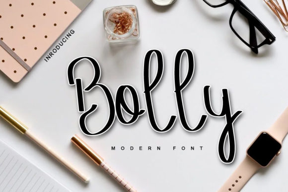 Bolly: The Elegant Script Font for Your Next Project