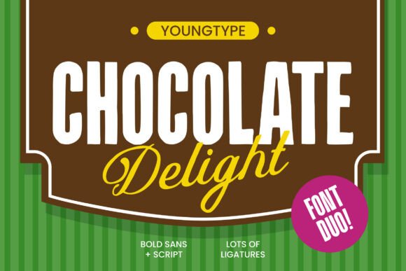 Chocolate Delight: A Typeface That Captures Indulgence