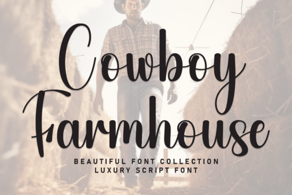 Cowboy Farmhouse: Where Rustic Spirit Meets Script Elegance
