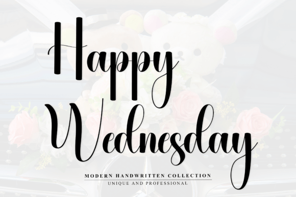Happy Wednesday: A Font with Festive Grace