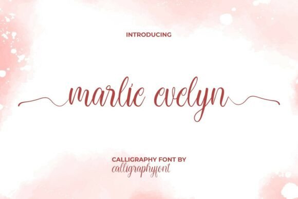 Marlie Evelyn: A Modern Calligraphy Font for Authentic Branding