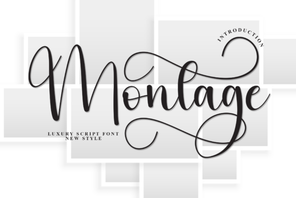 Montage: The Stylish Script Font for Modern Design
