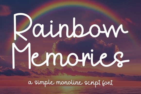 Rainbow Memories: Adding Handwritten Warmth to Your Designs