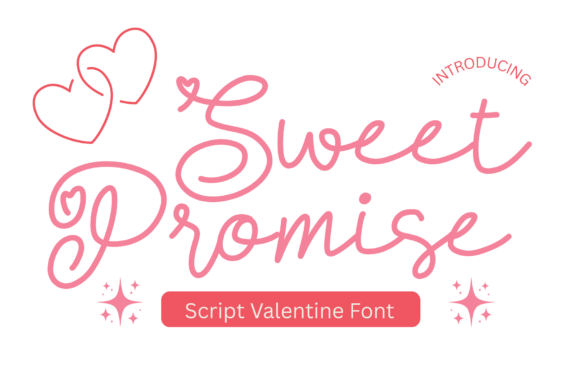 Sweet Promise: A Script Font for Authentic Valentine's and Beyond