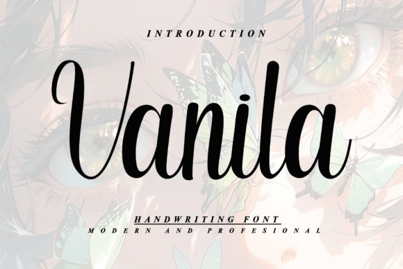 Vanila: A Script Font for Timeless Elegance