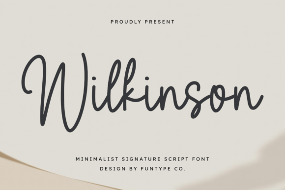 Wilkinson: The Signature Script Font for Modern Projects