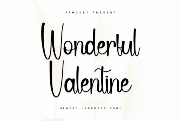 Wonderful Valentine: A Typeface for Modern Romance