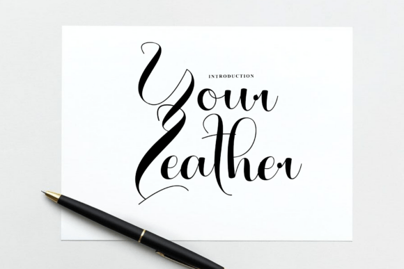 Your Leather: A Handwritten Script for Modern Branding